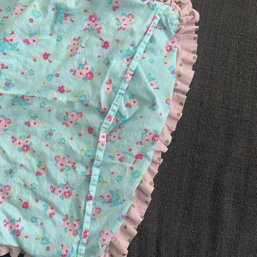 Beddy's Bed Ease Shabby‎ Floral Polka For Ruffle Shams Set 2 - Picture 4 of 5